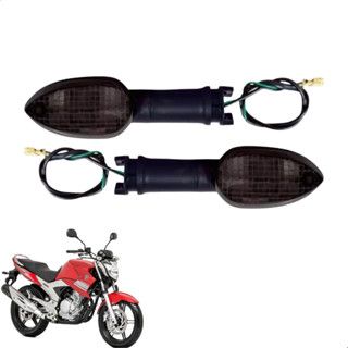 Pisca Seta Moto Para Yamaha Fazer 250 2011 2014 Fume Par Barato em Oferta na Shopee