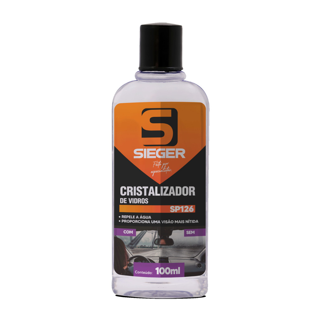 Cristalizador Parabrisa Sieger SP126 100ml – Water Off Carro, Moto e Vidros em Oferta na Shopee