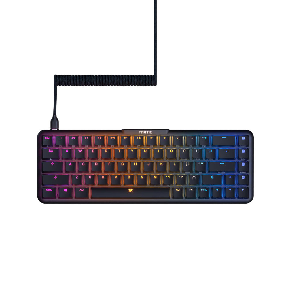 TECLADO MECANICO GAMER FNATIC STREAK65 RGB PRETO - KB0005-001