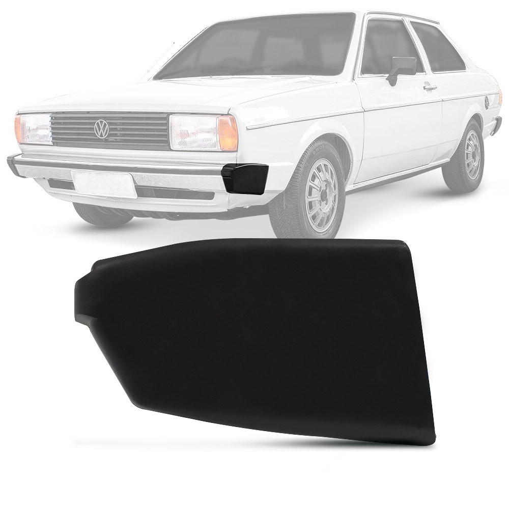 Ponteira do Parachoque Dianteiro Gol Voyage 1980 a 1983 BX Lado Esquerdo (Motorista)