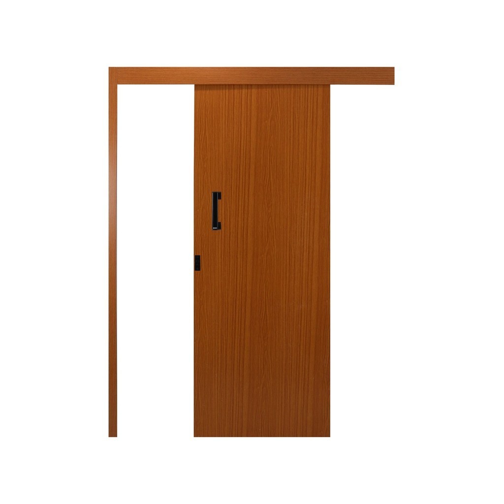 Porta de Correr Madeira 215x90cm Sobrepor Reversível Melamínico MGM - Home & Living