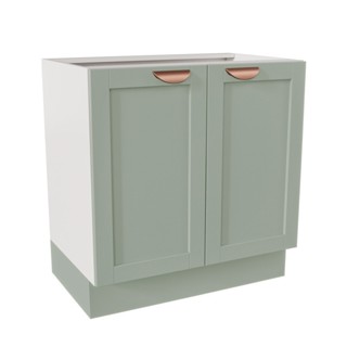 Balcão 2 Portas 80cm sem Tampo Arizona CabeCasa MadeiraOriginals Branco/Menta em Oferta na Shopee