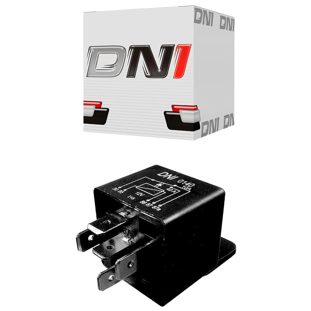 Relé Auxiliar Reversor MB Accelo Atego 12V 40/10A C/Suporte em Oferta na Shopee