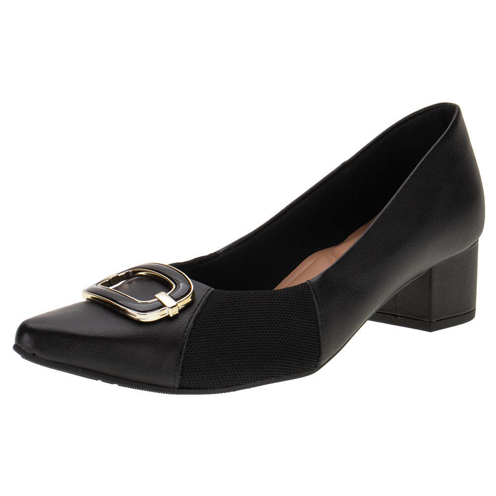 Sapato Feminino Salto Grosso Usaflex Mm0503 em Oferta na Shopee