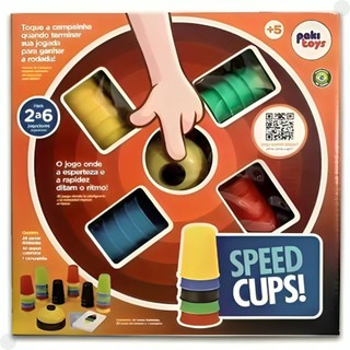 Jogo Pedagógico De Tabuleiro Speed Cups 1200 - Pakiplast em Oferta na Shopee