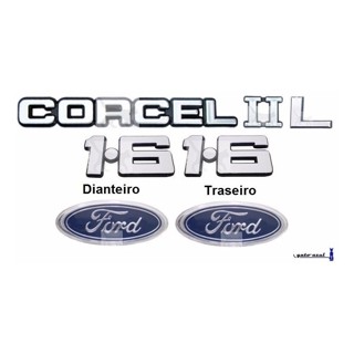 Kit Emblemas Corcel 2 L + Laterais 1.6 - 1978 À 1984 em Oferta na Shopee