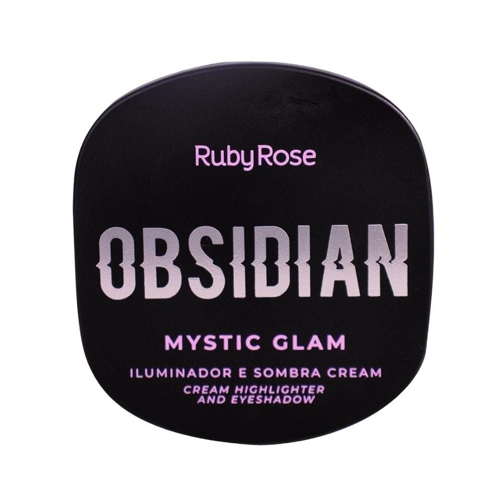 Iluminador e Sombra Cream Mystic Glam Obsidian Ruby Rose Pearl - Beauty