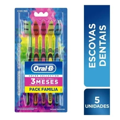 Escova Dental Oral-B Color Collection 5 Unidades
