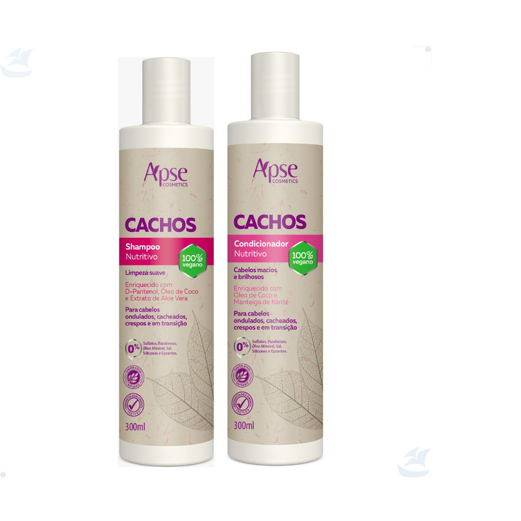 Kit Shampoo E Condicionador Apse Cachos