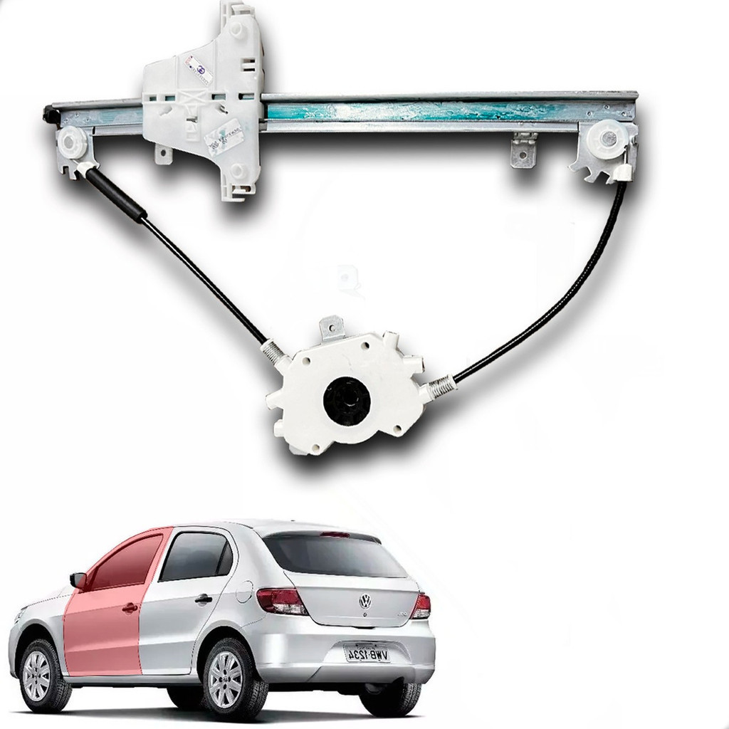 Máquina de Subida Descida Vidro Elétrico Gol G5 G6 G7 2008 09 10 11 2012 13 14 15 2016 2017 2018 - Spare Parts and Accessories for Vehicles