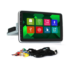 Central Multimidia 10,1 Pol E-Tech Premium Rotate Sistema Android 2Gb Ram 32Gb Quad-Core Gps Wifi Espelhamento Bluetooth