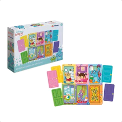 Brinquedo Quebra-Cabeça Monstros S.A Disney Baby Para Crianças Desenvolve o Raciocínio Lógico Xalingo - 13176