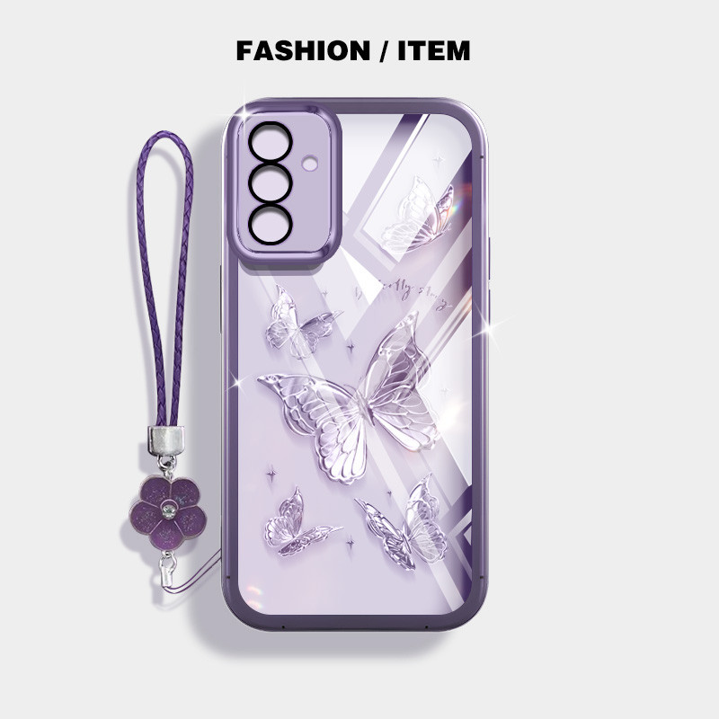 Capa De Telefone Estilo YBD INS Para Samsung Galaxy A56 A26 A36 A16 A55 A35 A13 A04S A05S A14 A15 A24 A25 A34 A54 4G 5G