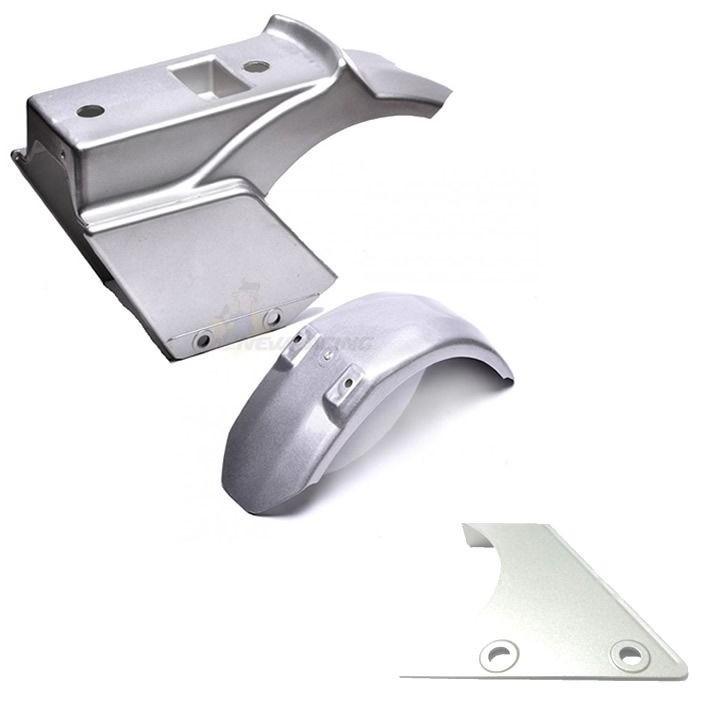 Carenagem De Walk Machine Prata Paralama + Lateral