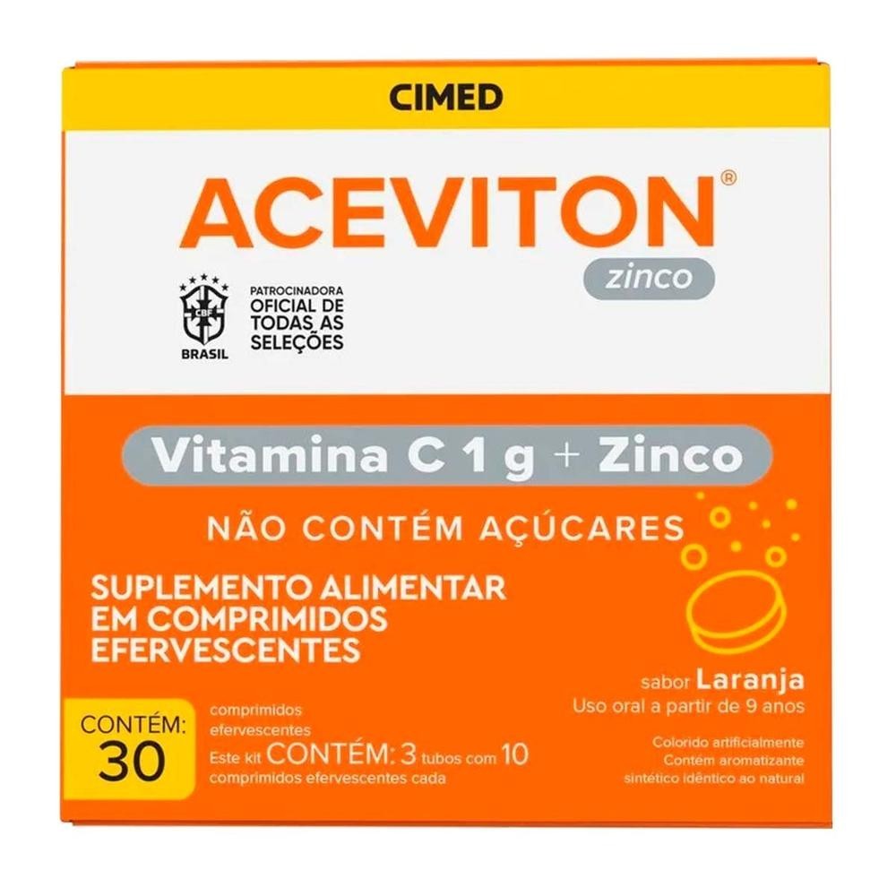 Aceviton Zinco 30 Cpr Efervecente