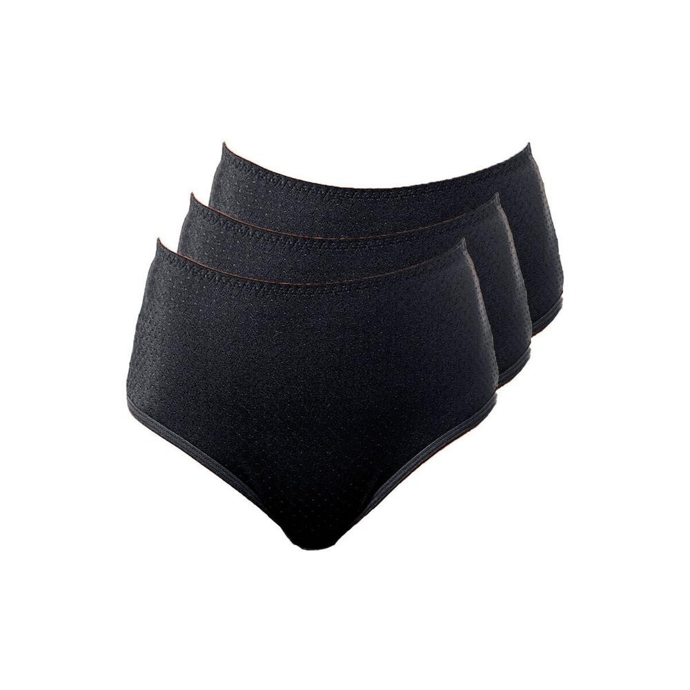 Kit com 3 Calcinhas Alta Nova Bibelô Demillus 57487 em Oferta na Shopee