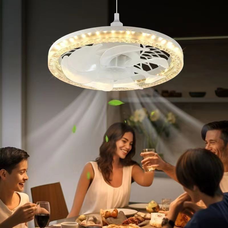 Ventiladores De Teto Led Com Luzes E Controle Remoto , Ventilador Embutido Moderno Soquete , Iluminação Ajustável De 3 C