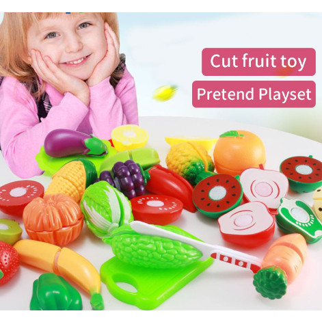 Frutas ou Verduras de Brinquedo Infantil Fogão De Vegetais Cozinha Brincar Masculino Da Casa em Oferta na Shopee