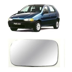 Vidro Lente Espelho Retrovisor Fiat Palio 96 A 00 Esquerdo