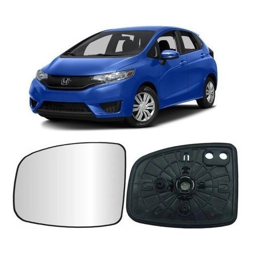 Lente Retrovisor Honda New Fit 2015 A 2020 Esquerdo Convexo