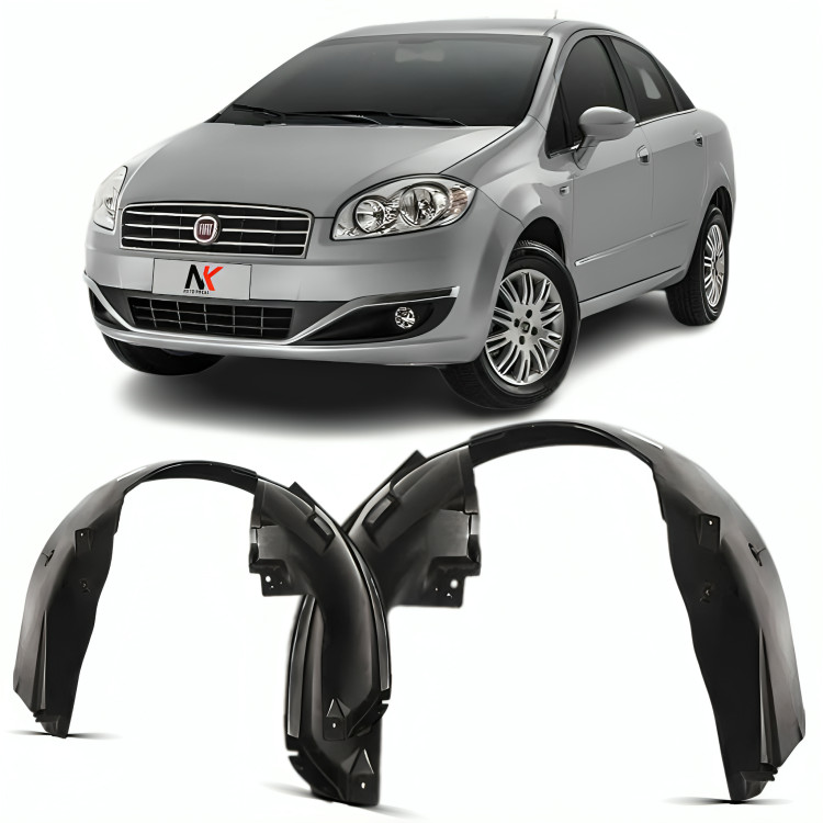 Par Parabarro Dianteiro Fiat Linea 2008 2009 2010 Á 2016 em Oferta na Shopee