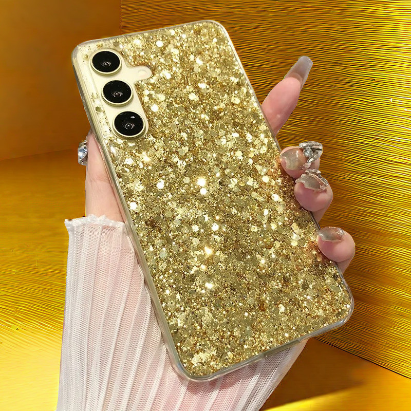 Capa  Silicone Macia Epóxi Brilhante Para Samsung Galaxy S24 ULTRA S23 PlUS A23 A14 A54 A34 A25 A15 A05 A35 A55 A04S