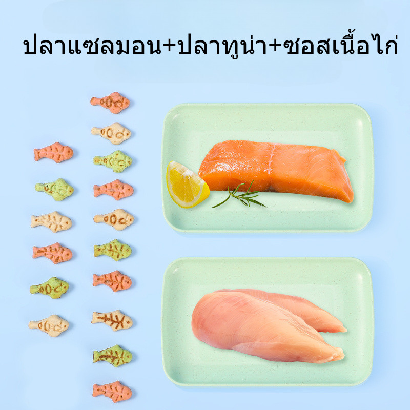 พร้อมส่ง😻 ขนมสัตว์เลี้ยง ขนมแมว คุกกี้มิ้นท์แมว1000g หญ้าแมวฟรีซดราย ขนมแมวฟรีซดราย ย่อยง่ายและดูดซึม - ภาพที่ 4