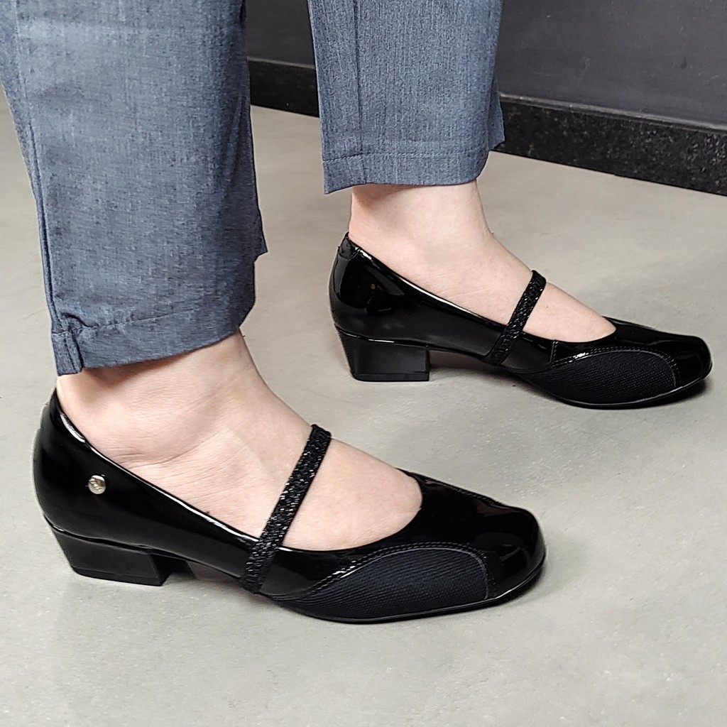 Sapato Scarpin Verniz Conforto Firezzi Joanete Boneca 247809
