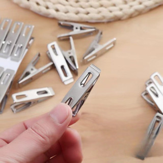 Kit C/ 20  40,60,80 Prendedor Pregador De Roupas E Embalagens em Aço Inox Resistente Multiuso. em Oferta na Shopee