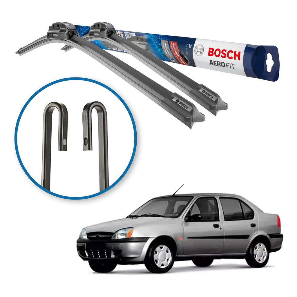 Palheta Chuva Parabrisa Bosch Ford Fiesta Sedan 2001 a 2004
