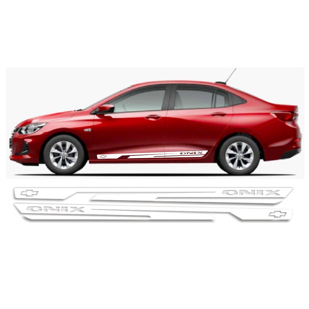 Adesivo Para Novo Onix Plus Faixa Op4 Lateral Fita 2020 Ed