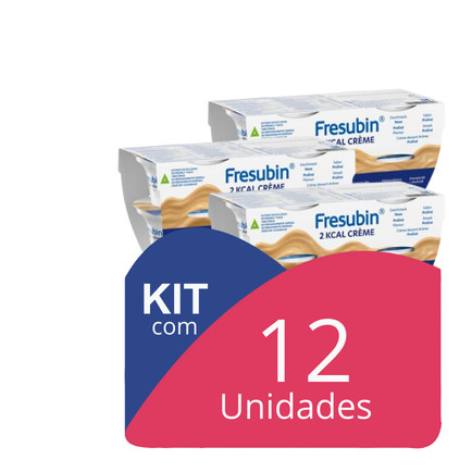 Kit Com 12 Fresubin 2 kcal Creme Praline 125g