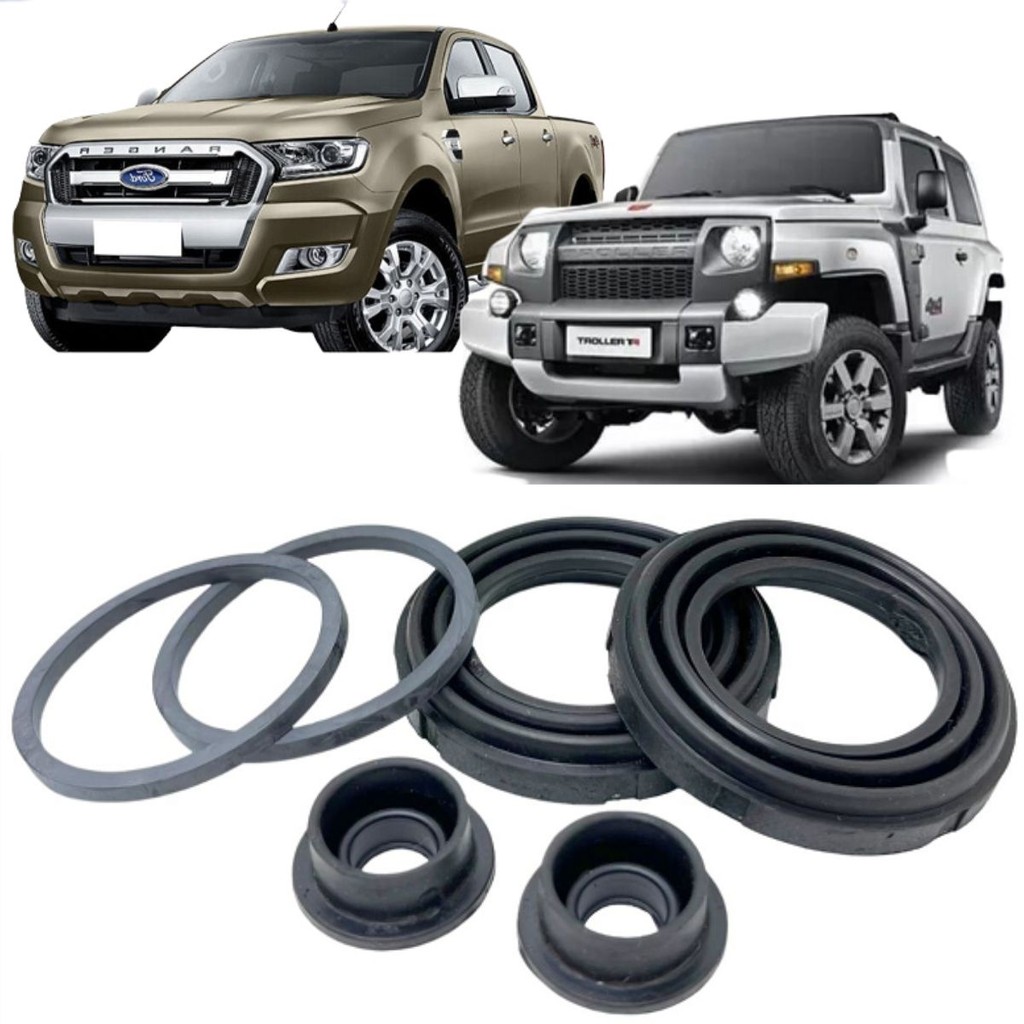 REPARO VEDAÇÃO PINÇA FREIO SISTEMA FOMOCO DIANTEIRO FORD NOVA RANGER G3 TROLLER T4 APÓS 2013 ( 41,80MM)