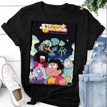 Camiseta Steven Universo Estrela - Steven Universo Pérola Garnet Amethyst Ametista ref04 shop