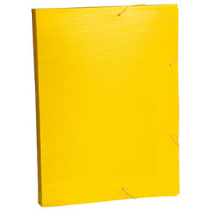 Pasta aba elástica lombo 35mm novaonda Amarelo Polibras - Stationery