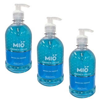 Kit 3 Sabonete Líquido Mió Brisa da Manhã 480ml em Oferta na Shopee