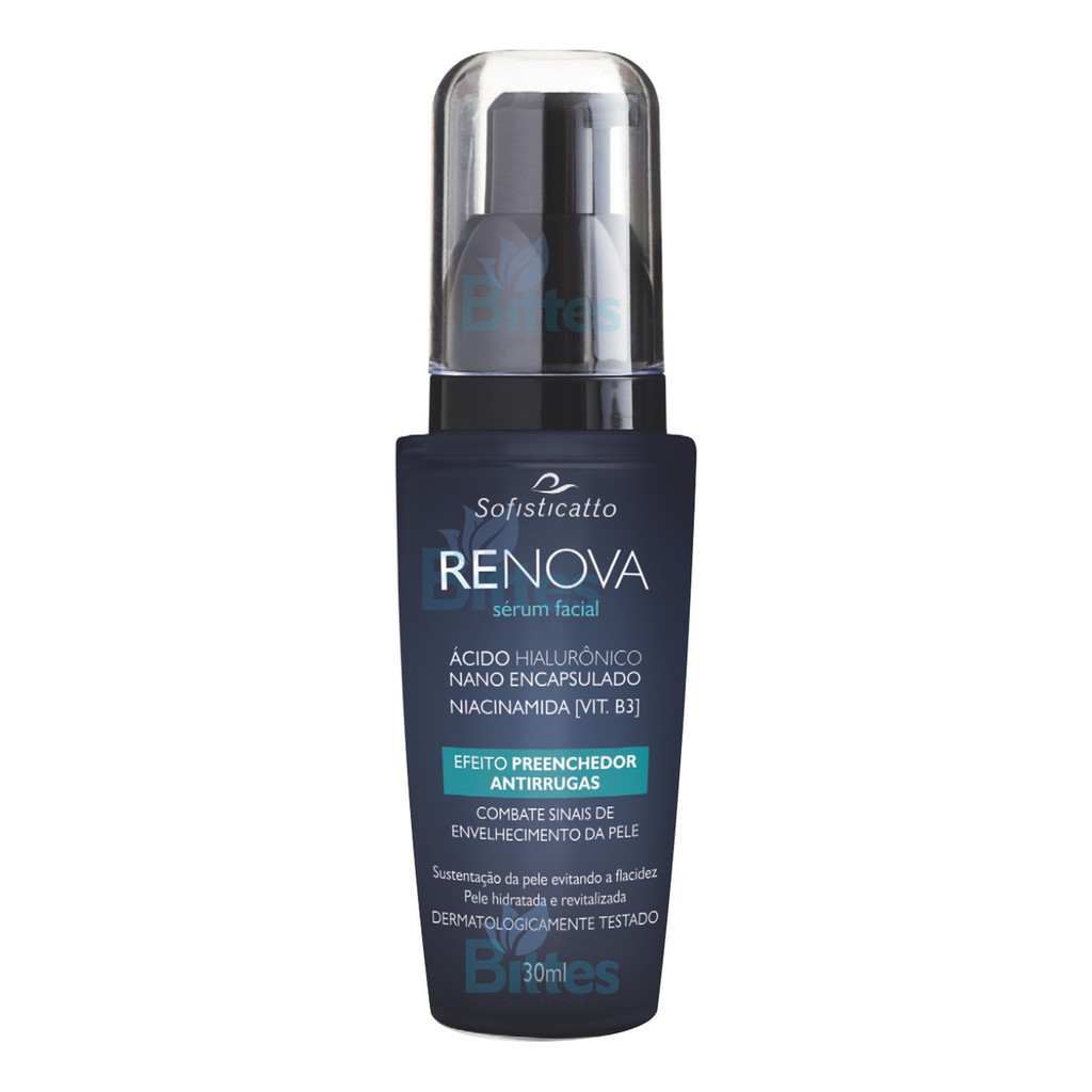 Serúm Facial Renova Sofisticatto Cosméticos Antirrugas