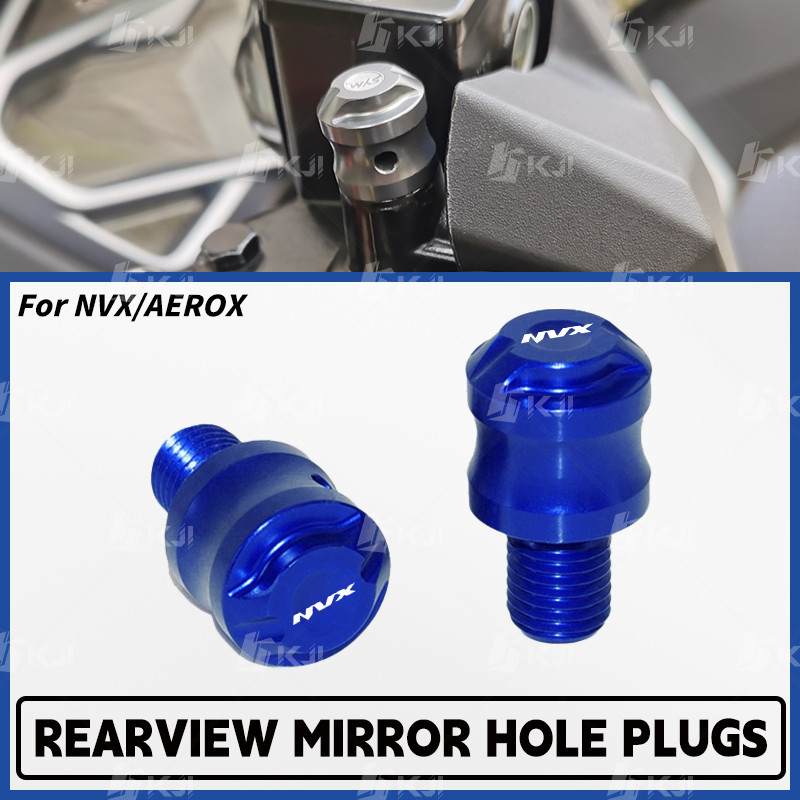 Para Yamaha NVX AEROX 155/125/Alfa TURBO Espelho Retrovisor Parafuso Plug Adaptador De Montagem Acessórios