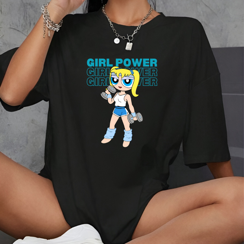 Blusinha Feminina Estampada – Fitness, Meninas Superpoderosas, Super Estilo