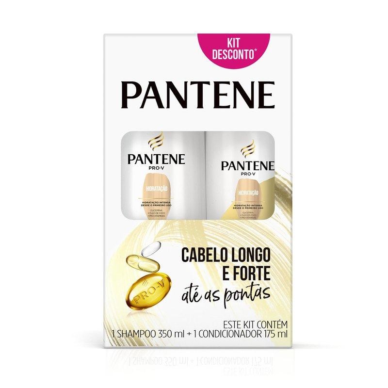 Kit Shampoo Pantene Hidratação 350ml + Condicionador 175ml em Oferta na Shopee