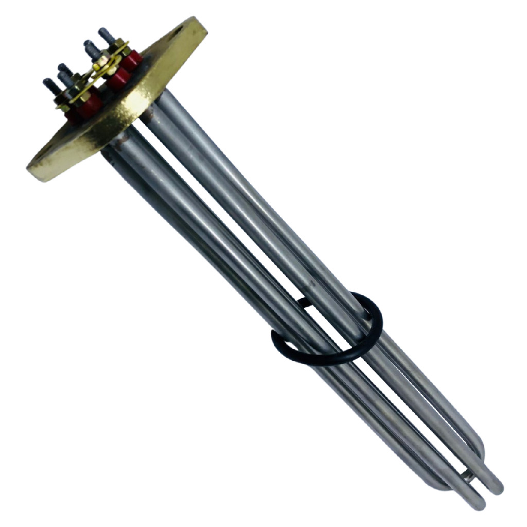 Resistência Elétrica 6000W 220V a 380V em Aço Inox 304 Flange Oval para Sauna Sodramar