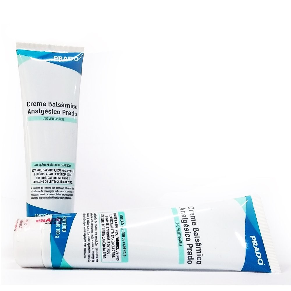 Kit 2 Creme Balsâmico Pomada Analgésico 100g Cânfora Animal