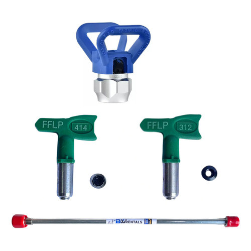 Extensor De Pistola Airless 50cm + Porta Bico + Bicos Fflp