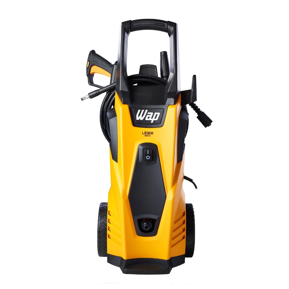 Lavadora de Alta Pressão 127V WAP Líder 2200 1750W 1800PSI 360L/h Potente Econômica p/ Carro e Calçada em Oferta na Shopee