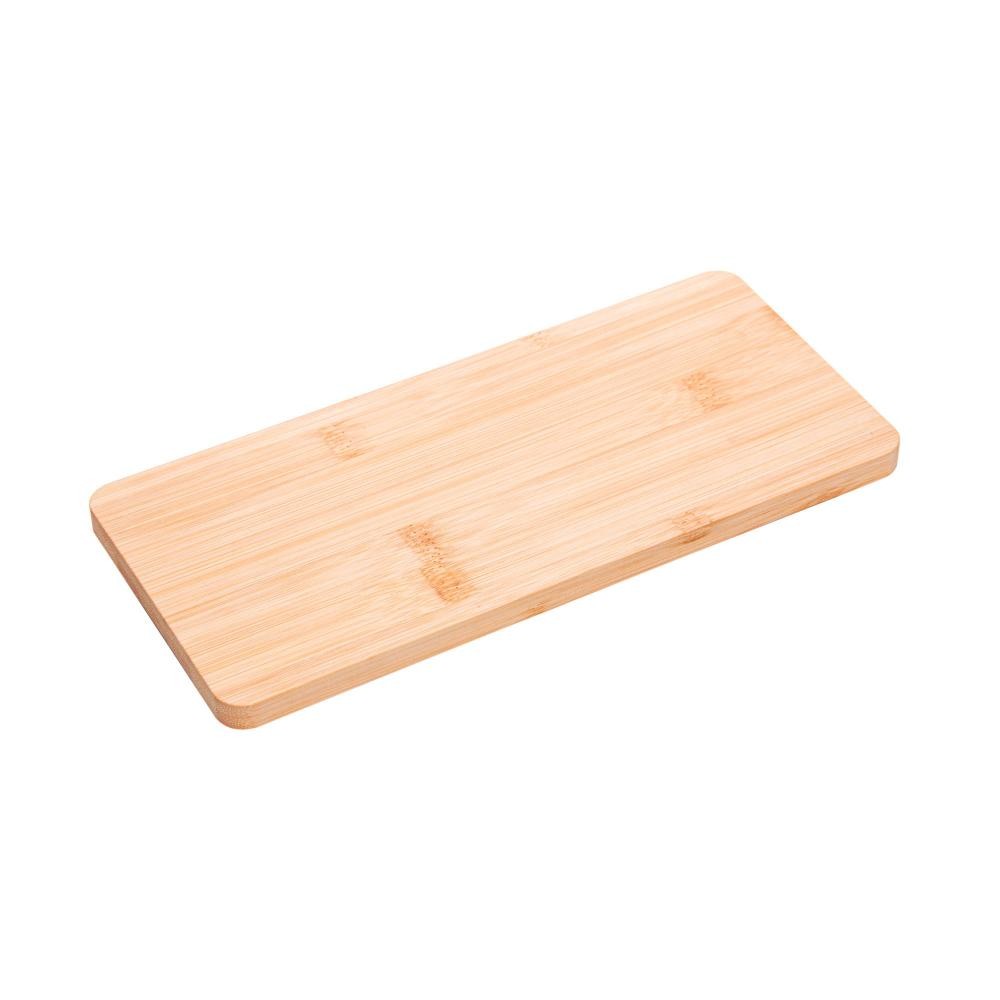 Bandeja Retangular com Pé Nature Lyor 24cm x 11cm x 2,5cm Ba - Home & Living