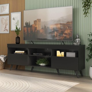 Rack TV até 65 Polegadas com Pés Retrô Multimóveis MP1091 em Oferta na Shopee