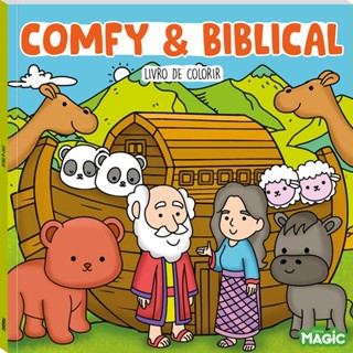 Livro Tik Tok Comfy and Biblical com 24 desenhos - Livro de Colorir em Oferta na Shopee