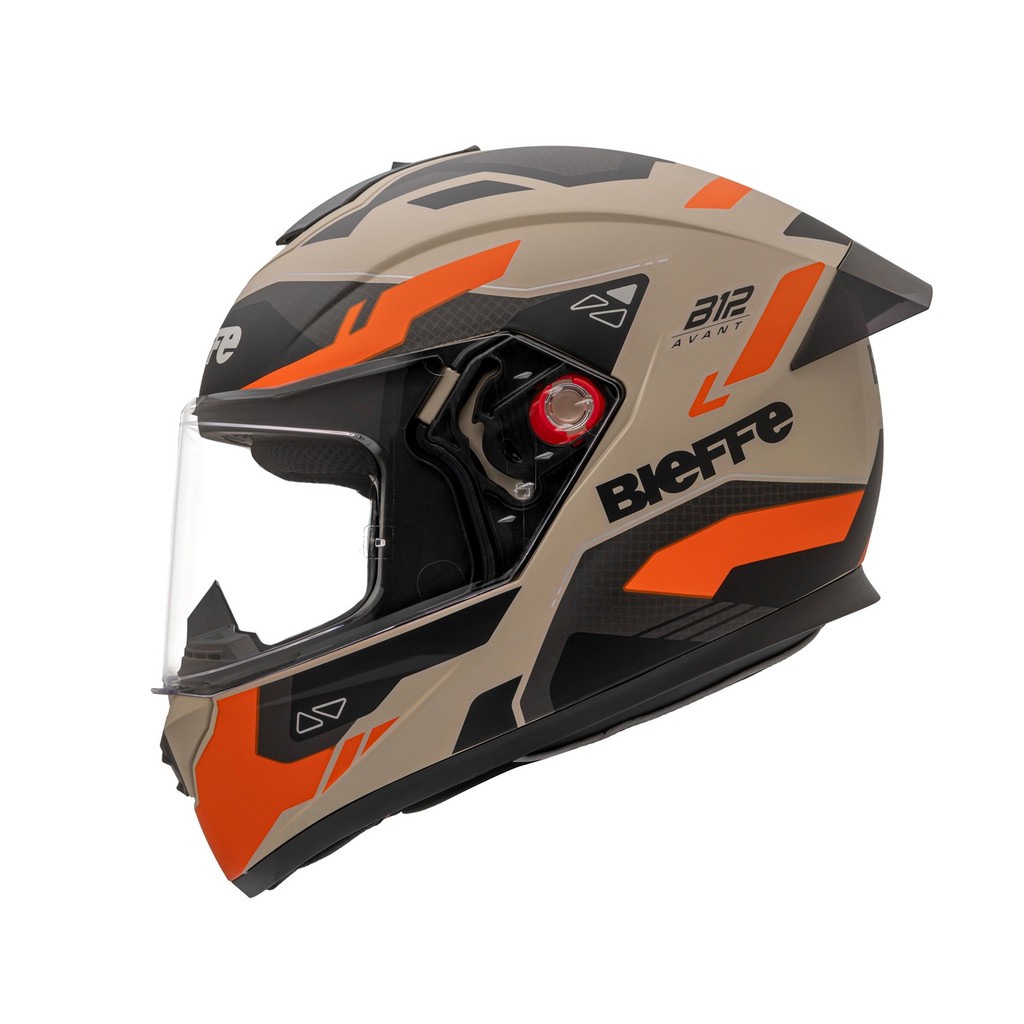 Capacete Bieffe B12 Avant Esportivo Areia Moto Aerofolio