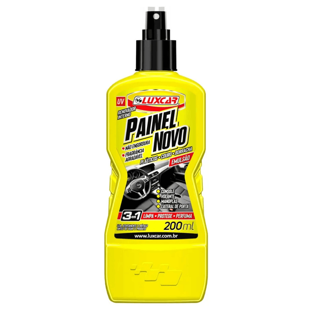 Renovador Emulsao Para Painel Couro E Borracha Painel Novo