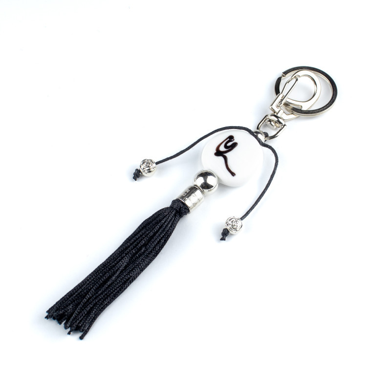 Chaveiro Preto Velho Cachimbo 15 cm em Murano